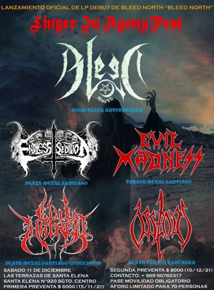 LINGER IN AGONY FEST  PRESENTA: